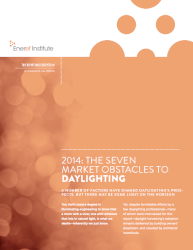 Seven Market Obstacles to Daylighting 2014